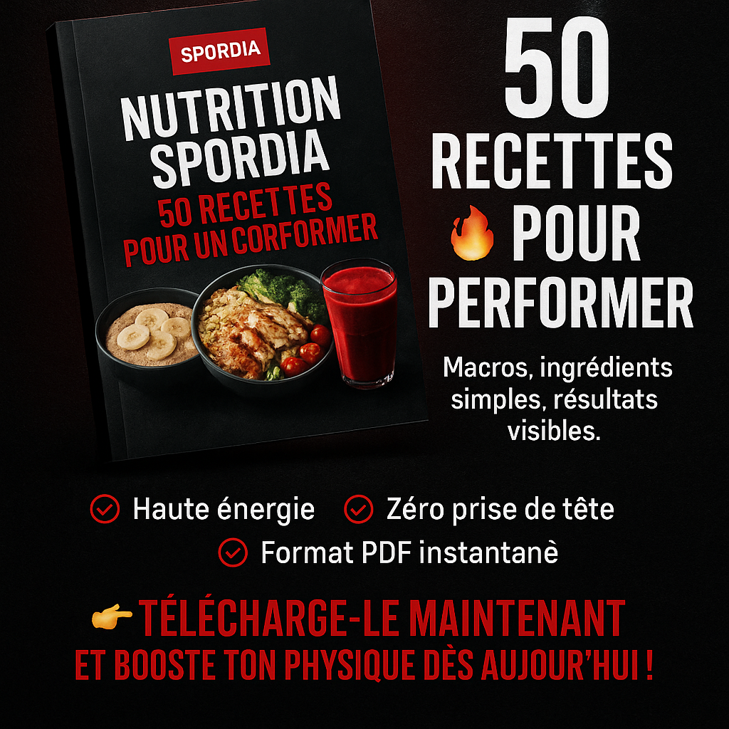 Nutrition Spordia – 50 Recettes Simples pour un Physique au Top