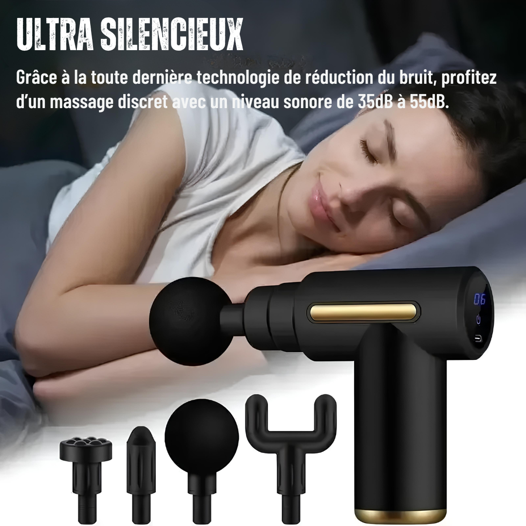 Spordia – Pistolet de Massage Musculaire Pro
