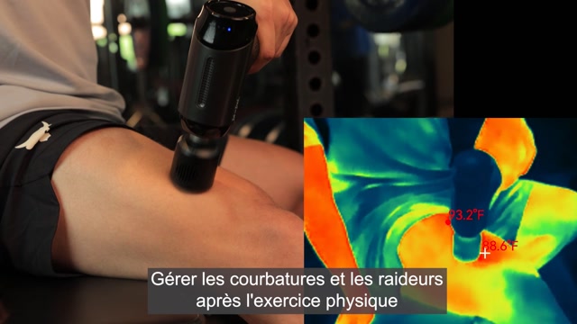 Spordia – Pistolet de Massage Musculaire Pro
