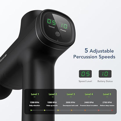Spordia – Pistolet de Massage Musculaire Pro